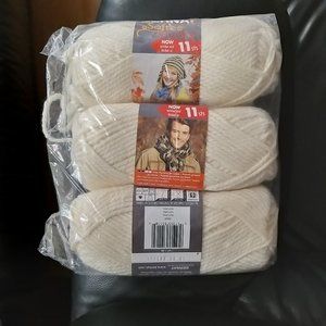 Bernat Softee Chunky .Lot of 3 brand skeins.​​ - NATURAL- NEW
